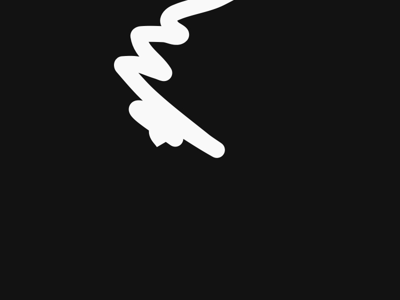 5 time stillness series scribble movement motion mono duration white black art