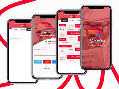 Knowing News App Design