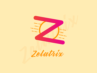 Zelatrix Company Logo Branding