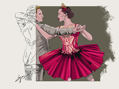 Vector: Dance dance illustration