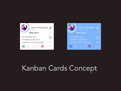 Kanban Cards Concept agile cards concept kanban managament project