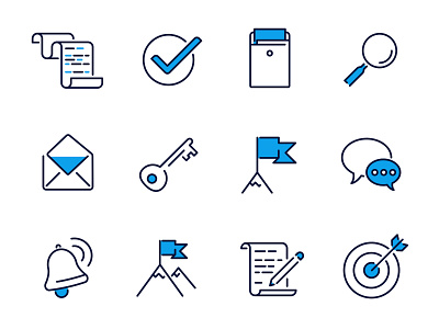 Job-search icons icon design icon set illustration vector