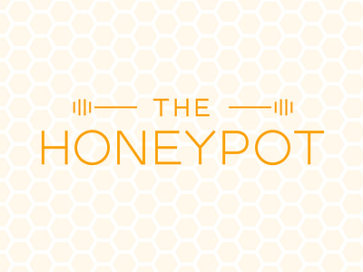 The Honeypot branding custom type logo design minimal type typography