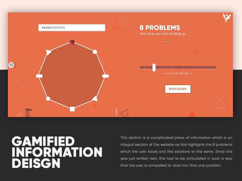 Gamified Landing Page animation app branding clean corporate design flat gif interaction design ios iphone minimal mobile responsive simple ui ux web website white