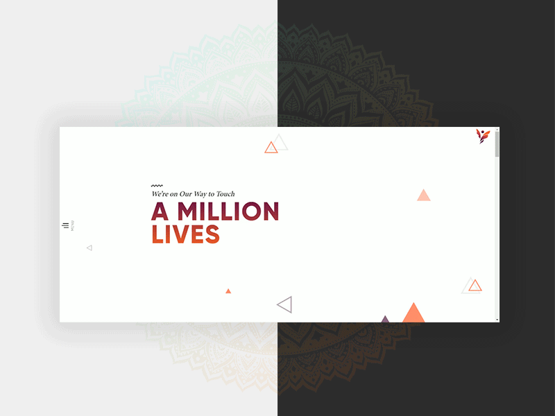 Website landing page graphic corporate composition responsive simple vector flat icon design typography web illustration gif animation minimal clean ui ux website interaction design