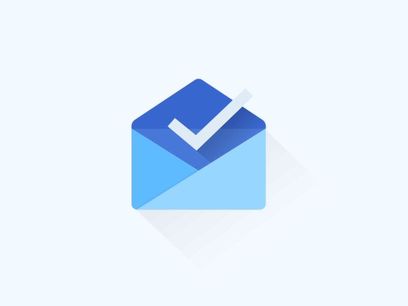 Inbox Practice animation app clean email idea ui ux