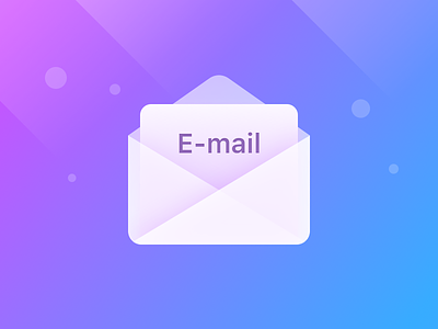 E-mail blue clean e mail flat transparent ui