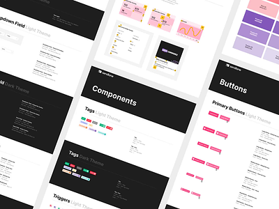 Sendlane Product – Design System balkan brothers buttons styles color system component library component system dark theme dashboards design system icons input styles light theme marketing platform product design smart design typography system visual design