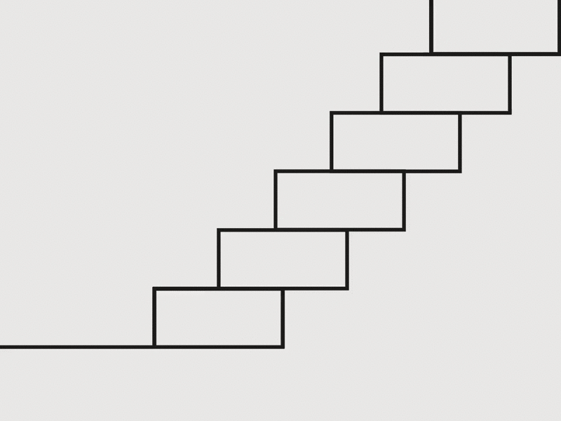 Stairway animation architecture illustration minimalism motion stairway vector