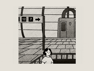 Berlin station berlin city comic comic book graphic novel illustration station subway train train station