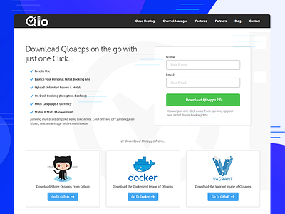 Qloapps Download Page app booking docker download github hotel qloapps ui ux vagrant webkul