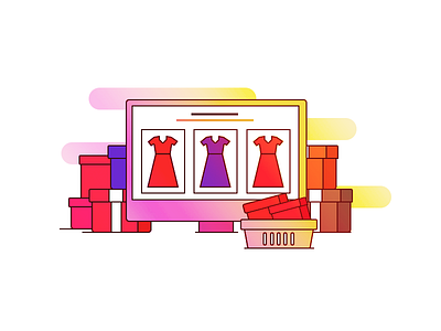 Gradient illustration for - Gift on order app