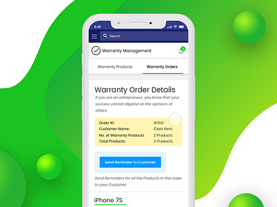 Warranty management app for shopify
