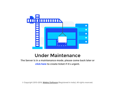 Maintenance Page