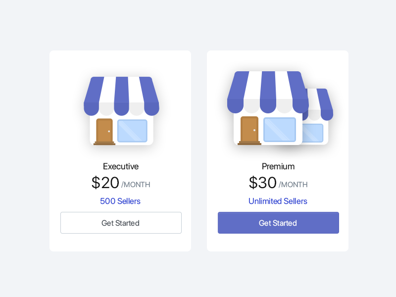 Multi Vendor Marketplace Plans by Varun Soni on Dribbble