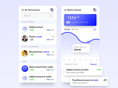 Wallet System Hybrid App 💵