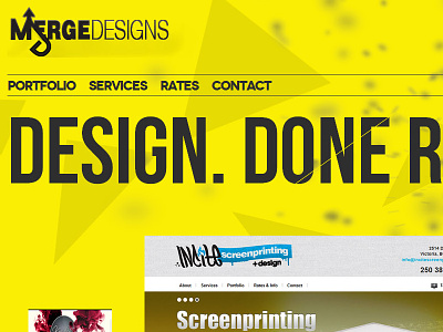 mergeDESiGNS.ca design web