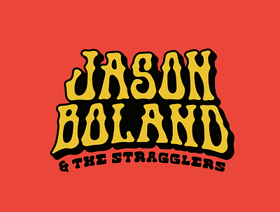 Jason Boland & The Stragglers - Branding country music texas typography