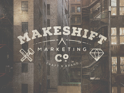 Makeshift Marketing Co. Final branding logo makeshift marketing typography