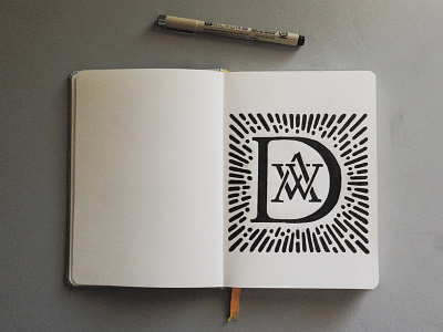 Shine lettering logo micron monogram shine type typography