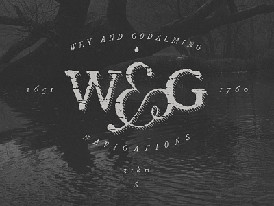 Canal Project Rebound ampersand black branding custom lettering logo typography vintage white