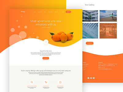 Mango Landing Page