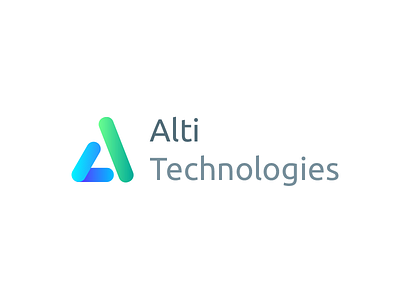 Alti Technologies - Logo Design alti brand design developers gradient logo minimalist