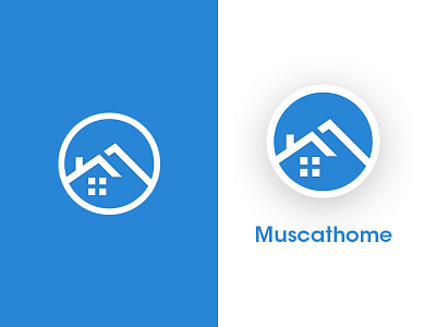 Muscathome Logo!! logo muscathome on demand service property app property logo