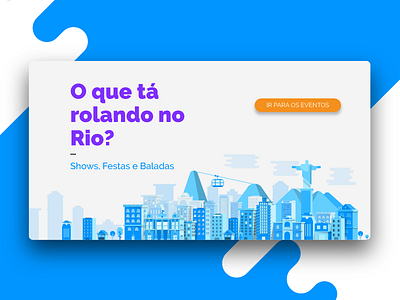 Events in Rio! brazil city events illustration rio sympla vector