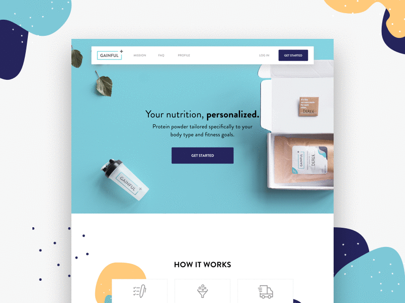 Gainful Landing Page