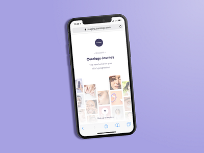 Welcome Screen Exploration acne app curology digital design medical mobile design product design splash uiux welcome
