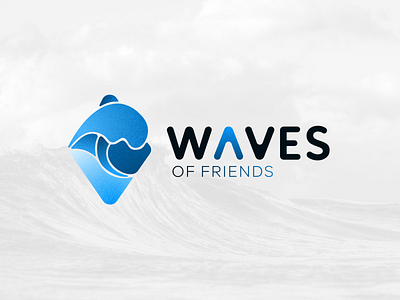 Waves of Friends new branding logo