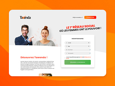 Tawenda | Landing Page