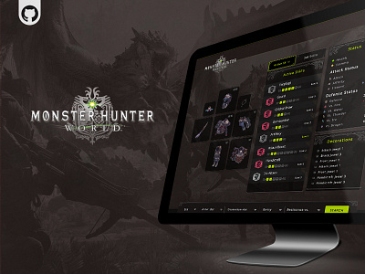Monster Hunter Set Builder desktop game geek monster hunter ux