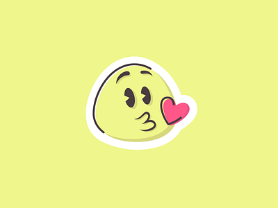 Emoji Sticker emojis heart klarna love p2p sticker wavy app