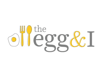 The Egg & I branding breakfast illustration logo restaurant