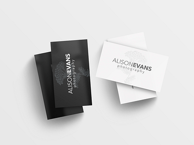 Alison Evans Photography - Business Cards branding graphic design logo logo design