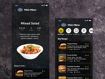 Restaurant Menu App