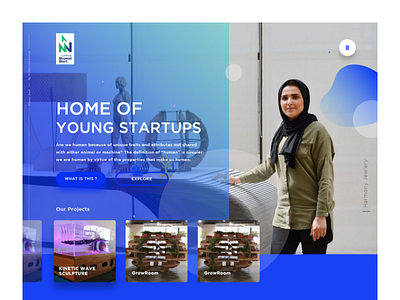 Startup Website Concept