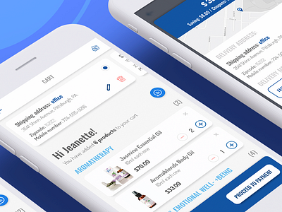 Just brand - mobile app proposal m commerce ui user interface ux design