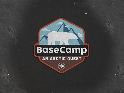 BaseCamp Patch branding camp church logo patch patch design patches patchwork vector vintage grace