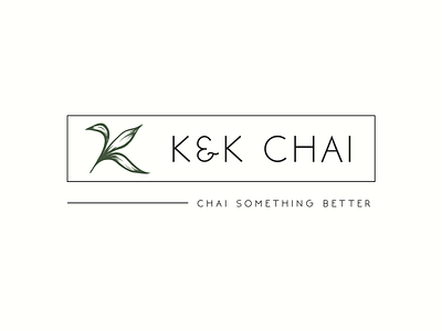 K&K Chai Logo art branding design graphic graphicdesign lettering logo logo design logo design branding product vector