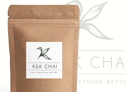 K&K Chai Packaging bag design designs graphic graphicdesign illustration label labels lettering logodesign packaging photoshop tea text