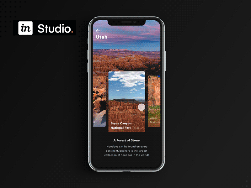 InvisionStudio Exercise_National Park Guide