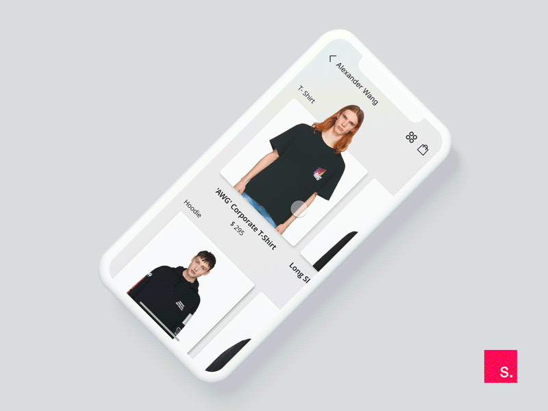 Invision Studio Exercise_E-commerce App