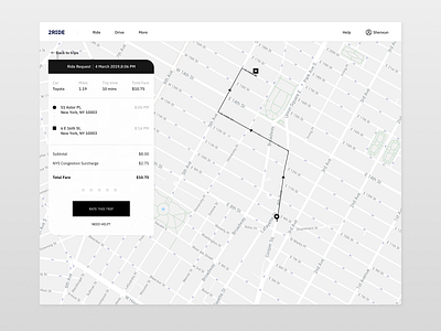 Ride confirmation_Day036 confirmation lyft rider uber ui ui design visual design web