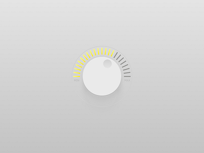 Realistic Light Control Button__Day037 button design fun light motion ui ui design user experience ux visual design