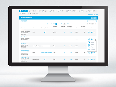 Inventory Management business business apps inventory table design uxui