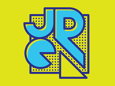 Photographer Monogram logo monogram pop art retro yellow youthful