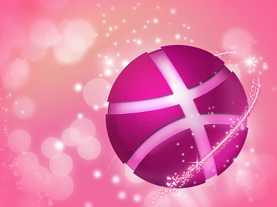 First Dribbble Shot basketball debut dribbble first shot free throw invitation thank you thanks